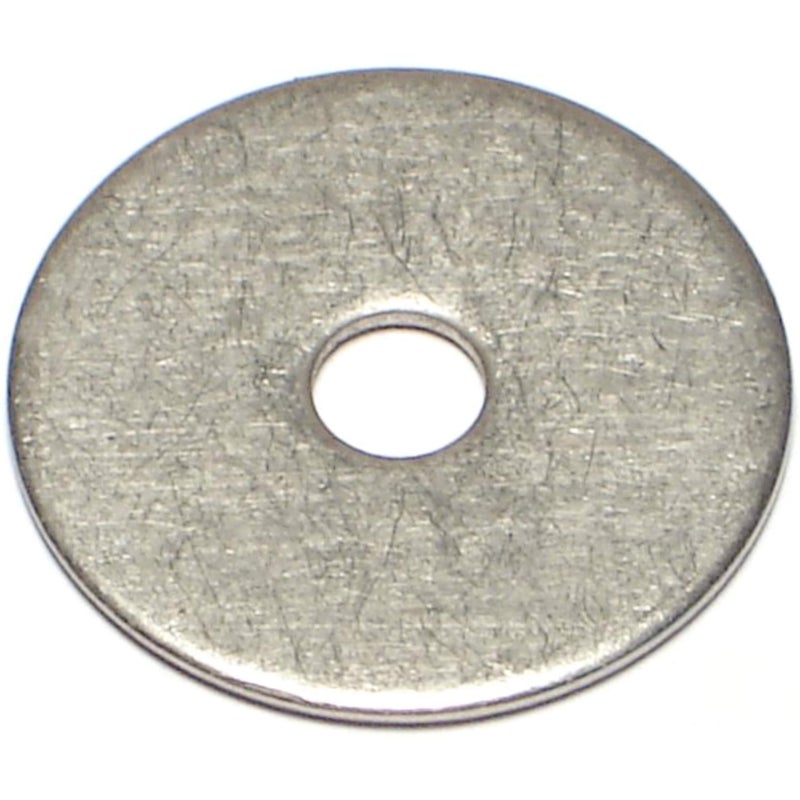 Hard-to-Find Fastener 014973180829 Fender Washers, 3/16 x 1, Piece-55, Silver